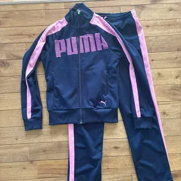 PUMA 네이비 핑크 저지 M 사이즈