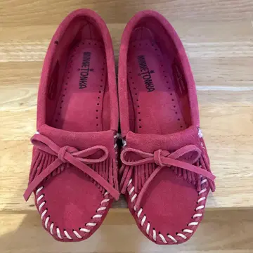 MINNETONKA 모카신 핑크 23cm(5.5)