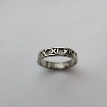 로마 숫자 실버 반지 USED