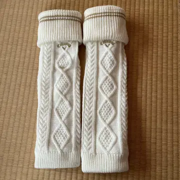 캘러웨이 레그 워머 니트 화이트 여성용 골프