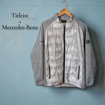 벤츠 x 타이틀리스트 충전솜 니트 절개 자켓 XL 골프 경량