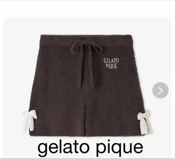 gelato pique 리본 숏팬츠 다크 그레이