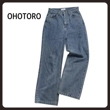 OHOTORO 오오토로 와이드 데님 청바지 팬츠 S