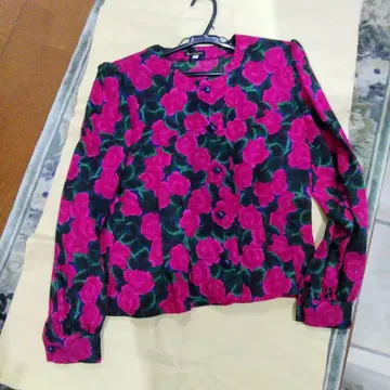 Miss Florence 꽃무늬 긴팔 블라우스 사이즈 13
