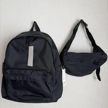 유니클로 백팩 힙색 새상품 세트 백팩 숄더백