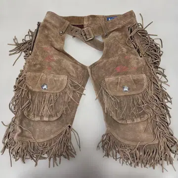 blackmeans 챕스 프린지 스웨이드 사이즈 4