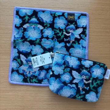 새상품 FEILER 네모필라 페어리즈 멀티 파우치 손수건 세트