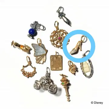 [ 한정품 ] agete 디즈니 콜라보 신데렐라 k10 다이아몬드