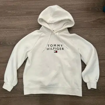 TOMMY HILFIGER 화이트 후드티 S