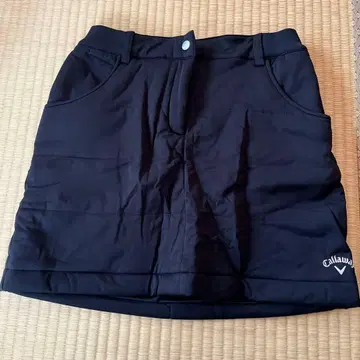 [ 컨디션 최상 ] Callaway 여성용 골프 스커트 블랙 충전솜 방한