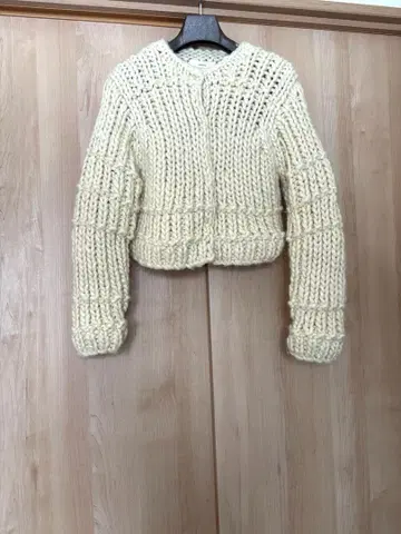 OHOTORO 크림 니트 가디건
