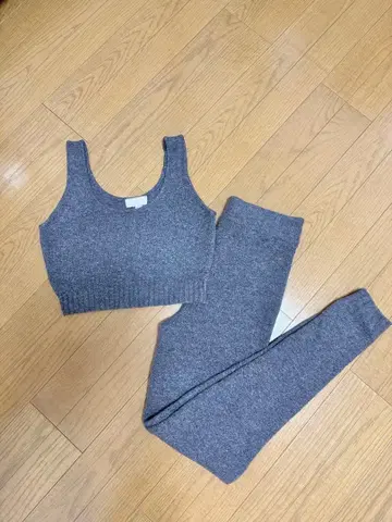 [ H&M ] 니트 룸웨어 셋업 새상품 택 포함