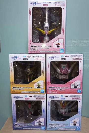 건담 SEED FREEDOM 헤드형 스피커 5종 세트