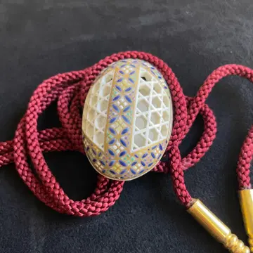 [ 20 ] 사쓰마야키 케이잔요 루프 타이 빈티지 레어