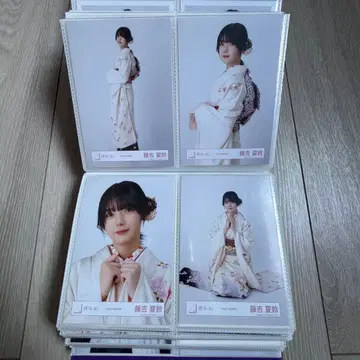 후지오카 카린 사쿠라자카46 브로마이드 2022년 후리소데 의상 컴프