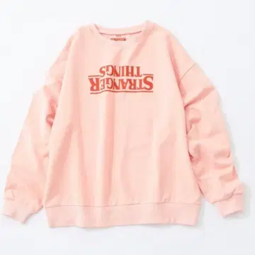 차오패닉 티피 기묘한 이야기 맨투맨 핑크