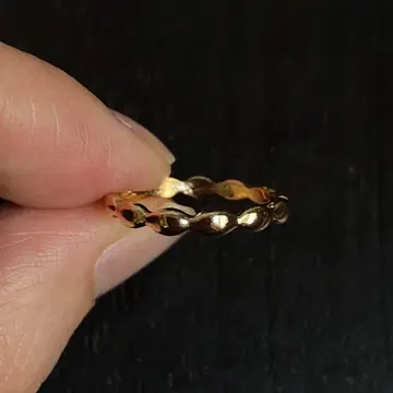 10호 반지 골드링 앤티크 해외 빈티지 핑키링