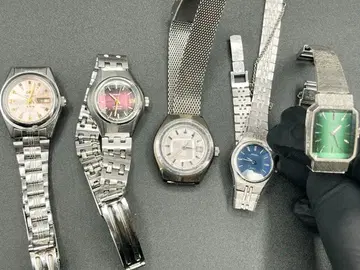 SEIKO ORIENT 레이디스 5pc 3개 작동 3개 가동