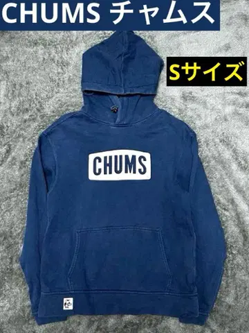 CHUMS 참스 후드티 S 사이즈 인디고 구제 의류
