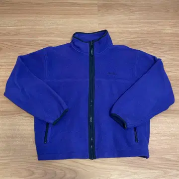 LL Bean 구제 플리스 자켓 보라색 블랙