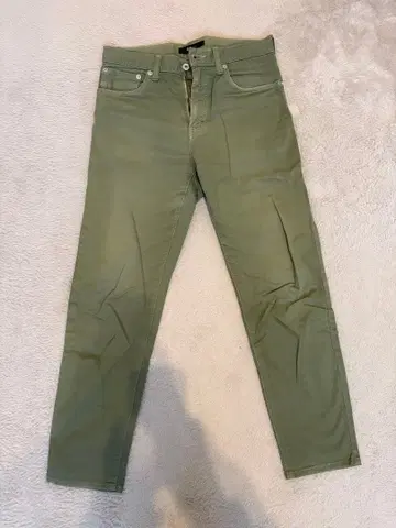 Johnbull 그로그랭 스트레치 앵클 팬츠 올리브 그린 카키 M