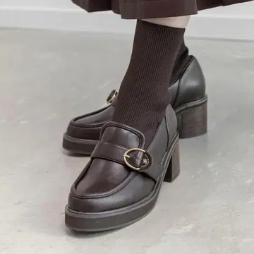 RANDA 로퍼 디자인 니트 도킹 부츠 S