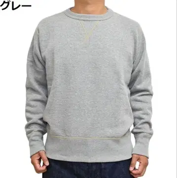 토이즈 맥코이 TMC2566 맨투맨 양V 그레이 남성용 XL 일본제