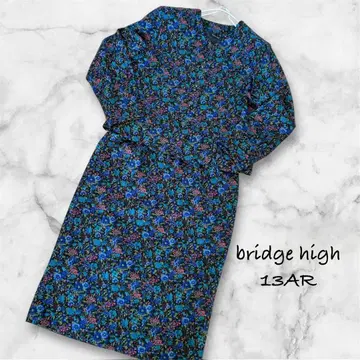 [ 새상품급 ] bridge high 꽃무늬 셋업 13AR 빈티지 레트로