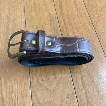 여성용 브라운 가죽 벨트 사이즈 63