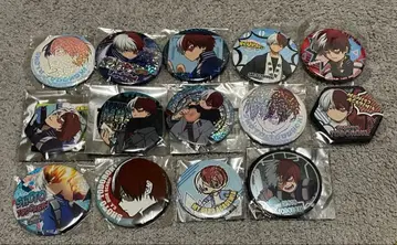 나의 히어로 아카데미아 히로아카 토도로키 쇼토 캔뱃지 묶음 판매 14점