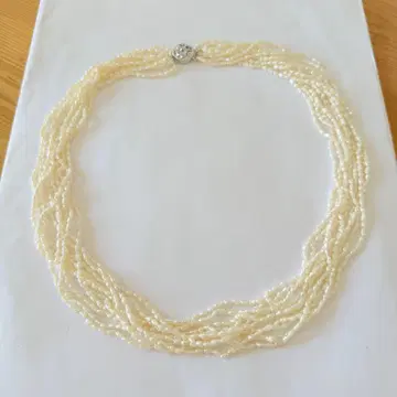 10연 담수 진주 목걸이