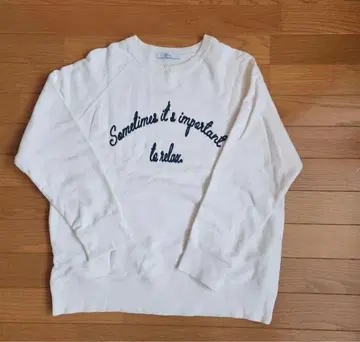 저널 스탠다드 리룸 자수 맨투맨