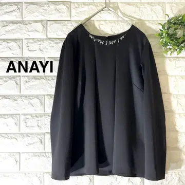 새상품 ANAYI 블랙 아나이 블라우스