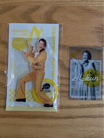 SnowMan 이와모토 히카루 아크릴 스탠드 클리어 스티커