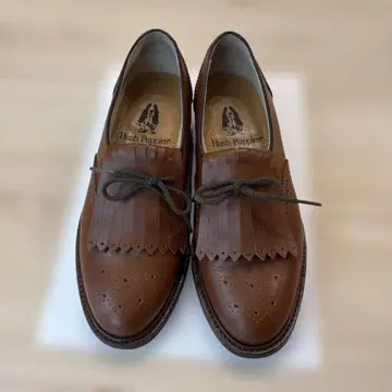 허시파피 가죽 신발 24.5cm 빈티지