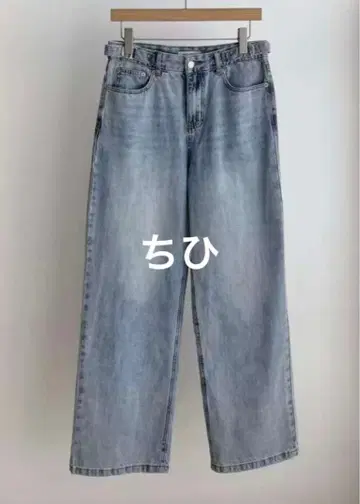 low classic 스트레이트 팬츠 데님