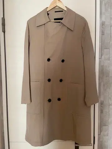 [ KNOTT ] 노트 베이지 트렌치코트 더블 브레스트