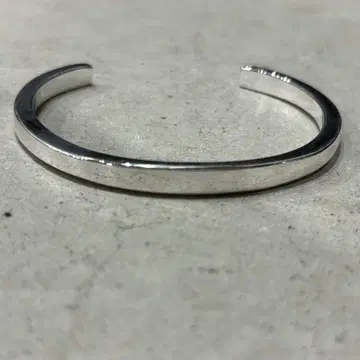 실버 925 심플 뉘앙스 뱅글 팔찌 각인 은