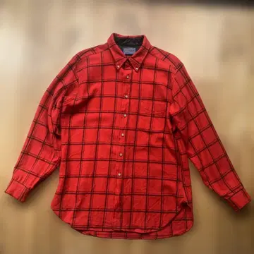 70년대 택 PENDLETON 울 버튼 다운 셔츠 vintage