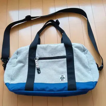 CHUMS 참스 숄더백 그레이/블루 *사용감 있음*