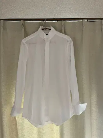 가마쿠라 셔츠 화이트 포멀 셔츠 긴팔 결혼식 셔츠