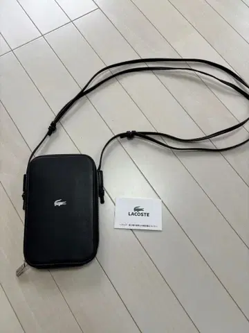 Lacoste 블랙 숄더백