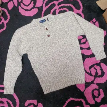 빈티지 클럽 헨리넥 스웨터