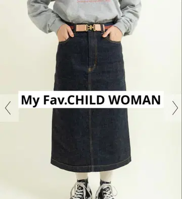 MyFav.CHILDWOMAN 데님 스커트