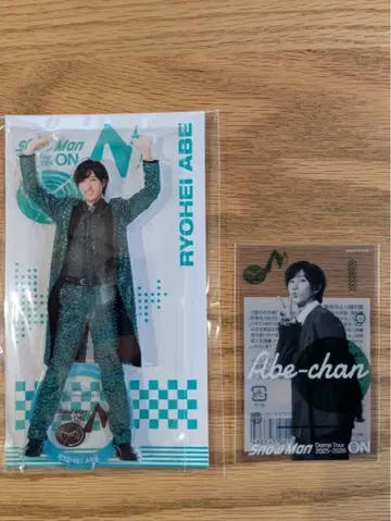 SnowMan 아베 료헤이 아크릴 스탠드 클리어 스티커