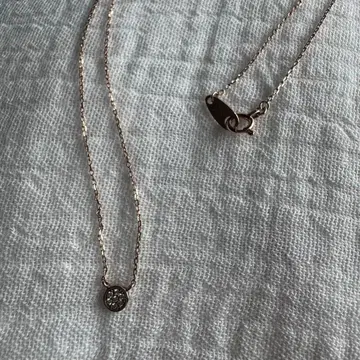 로즈 골드 ete 목걸이 k10