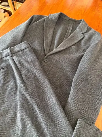 UNIQLO 자켓 M 팬츠 S 셋업 글렌체크