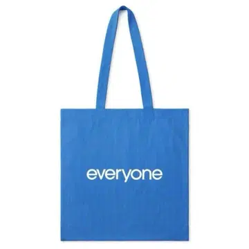 마에바시 한정판 everyone 로고 토트백 BLUE