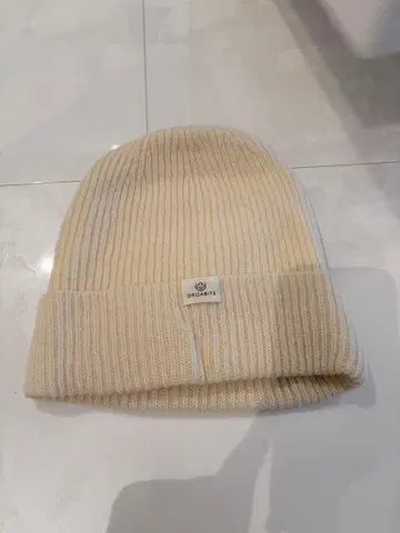 ORGABITS 아이보리 니트 비니