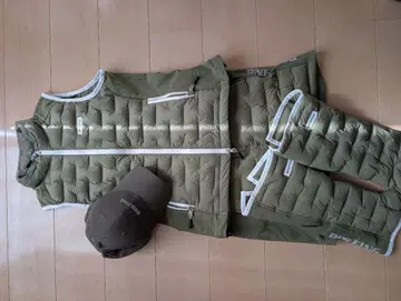 BRIEFING 올리브 그린 다운 셋업